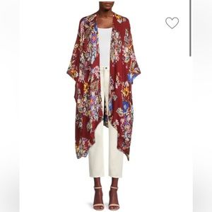 Saachi Red‎ Floral Kimono OSFM